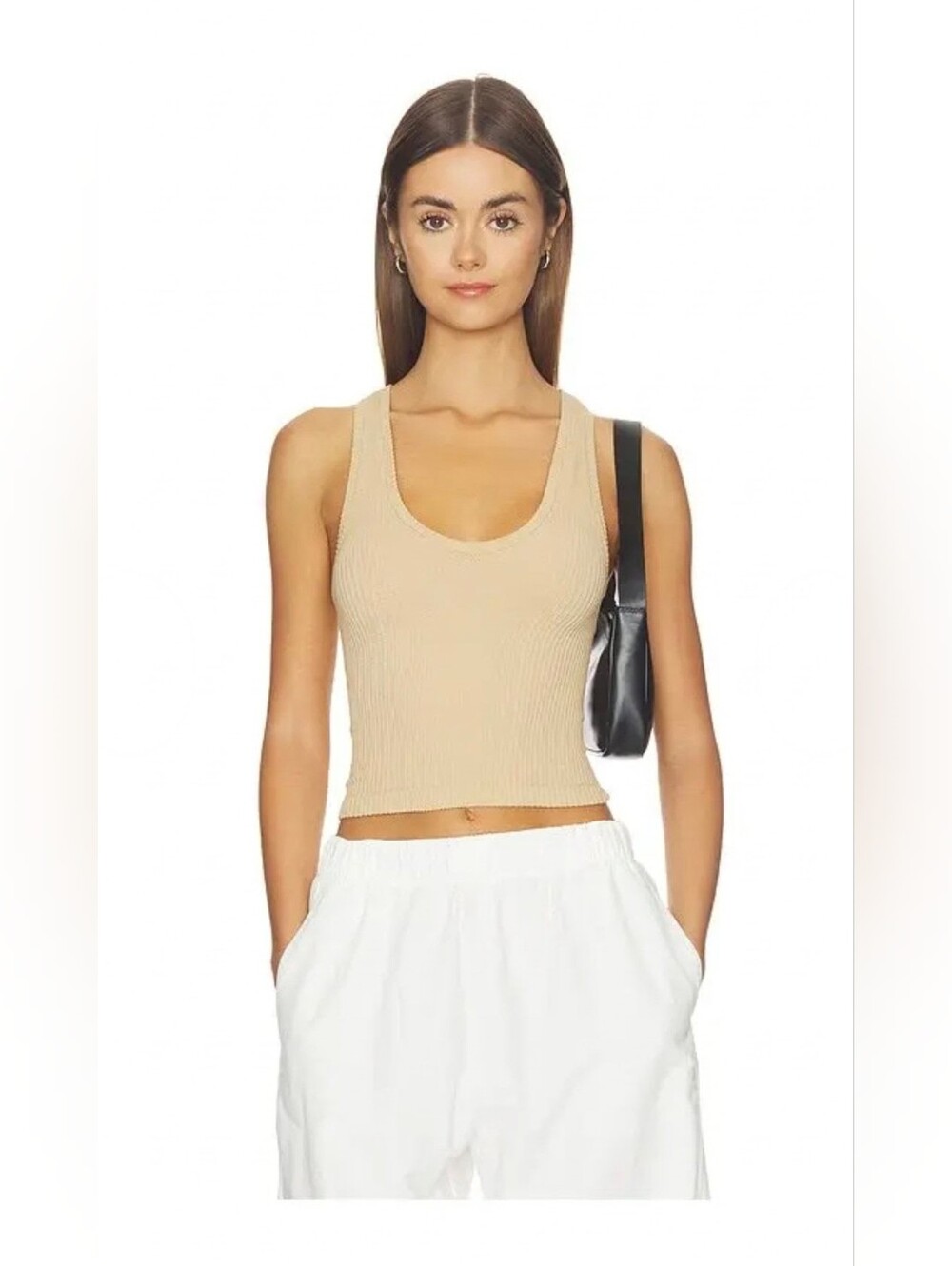 Free People Intimately Clean Slate Seamless Tank In Neutral